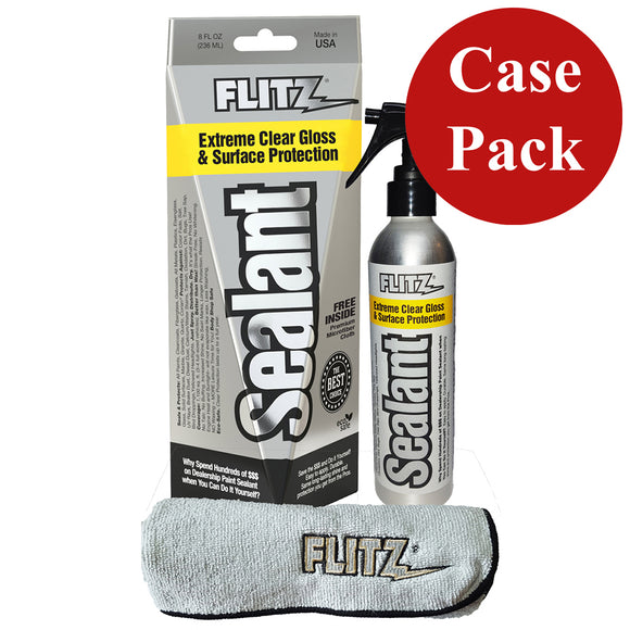 Flitz Ceramic Sealant Spray Bottle w/Microfiber Polishing Cloth - 236ml/8oz *Case of 6* [CS 02908CASE]