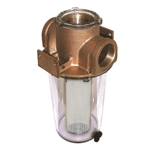 GROCO ARG-500 Series Filtro de agua sin tratar de 1/2" con cesta de plástico no metálica [ARG-500-P]