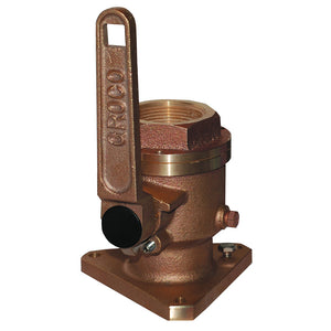 GROCO 1-1/2" Bronze Flanged Full Flow Seacock [BV-1500]