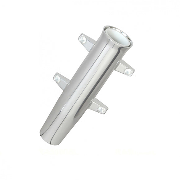 Portacañas de montaje lateral de aluminio Lees - Estilo tulipán - Anodizado plateado [RA5000SL]