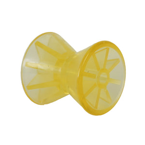 CE Smith Bow Roller - PVC amarillo - DI de 4" x 1/2" [29543]