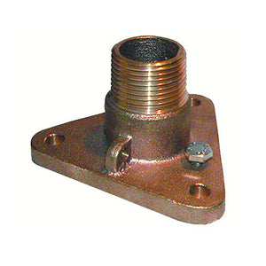 Adaptador de brida GROCO de bronce NPS a NPT de 3/4" [IBVF-750]