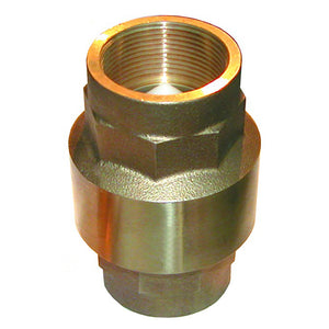 Válvula de retención en línea de bronce de 1-1/4" GROCO [CV-125]