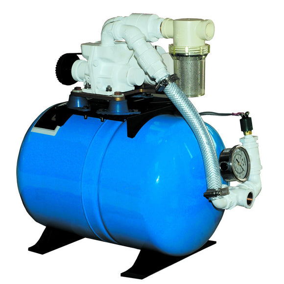 GROCO Paragon Junior 12v Sistema de presión de agua - Tanque de 2 galones - 7 GPM [PJR-B 12V]
