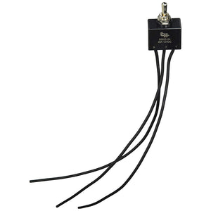 Cole Hersee Interruptor de palanca sellado SPDT (encendido)-apagado-(encendido) 3 cables [55025-04-BP]