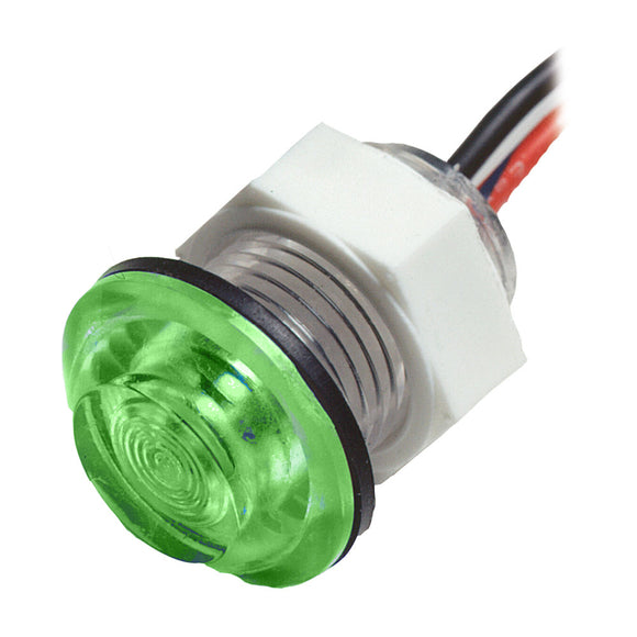 Iluminación innovadora LED Bulkhead Livewell Light Montaje empotrado - Verde [011-3500-7]