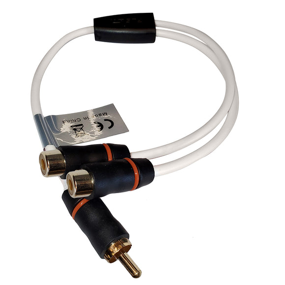 Divisor de cable RCA estándar FUSION - 1 macho a 2 hembra - 1 [010-12896-00]