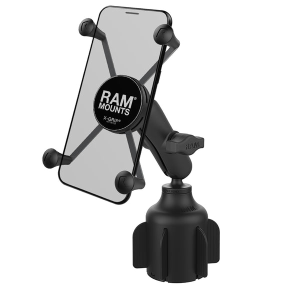 Soporte para RAM RAM X-Grip Soporte para teléfono grande con base de portavasos RAM Stubby [RAP-B-299-4-UN10U]