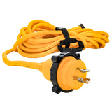 Cable de extensión marino Camco Power Grip de 30 amperios - 50 Adaptador de bloqueo M/F-Lock [55613]