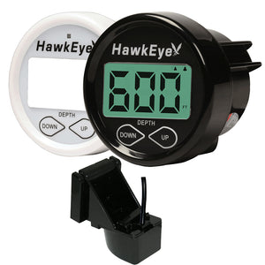 HawkEye DepthTrax 2BX Medidor de temperatura de profundidad digital en el tablero - Montaje en popa - 600 [DT2BX-TM]