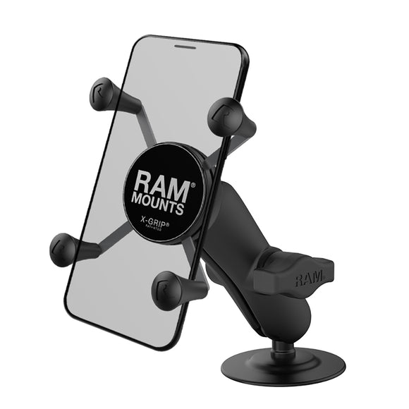 Soporte para RAM Soporte para teléfono RAM X-Grip con base adhesiva flexible [RAP-B-378-UN7U]