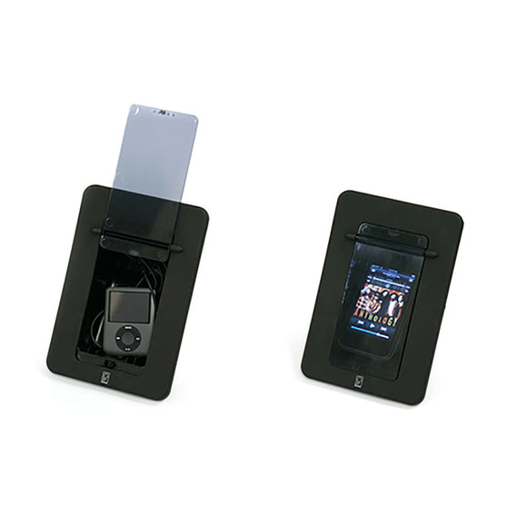 Gabinete Poly-Planar Spa Side para teléfono inteligente con puerta - Negro [PM2]