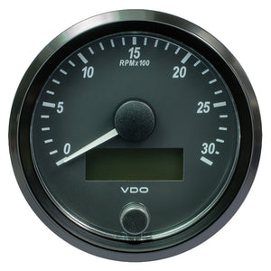Tacómetro VDO SingleViu de 80 mm (3-1/8") - 3000 RPM [A2C3832980030]