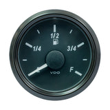 Indicador de nivel de combustible VDO SingleViu de 52 mm (2-1/16") - Escala E/F - 0-180 Ohm [A2C3833120030]