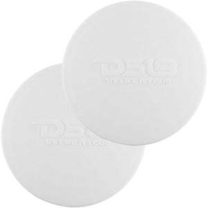 DS18 Cubierta de silicona para altavoces marinos p/altavoces de 6,5" - Blanco [CS-6/WH]