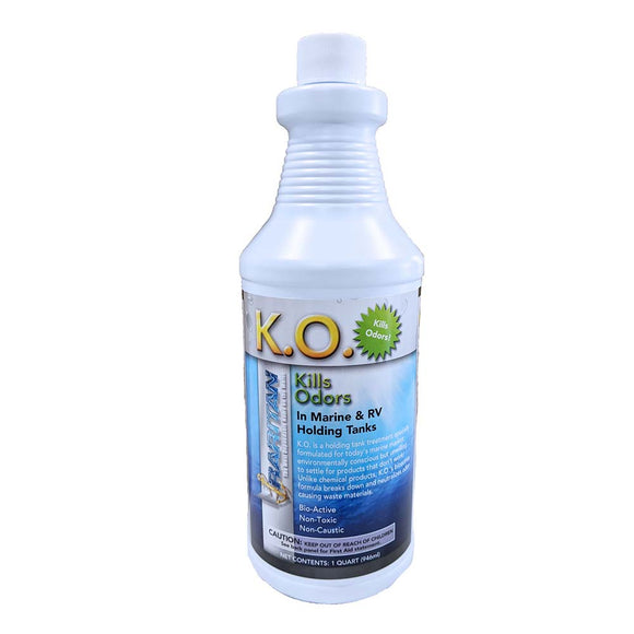 Raritan KO Kills Odors Tratamiento de tanque de retención bioactivo - Botella de 32 oz [1PKO32]