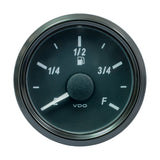 Indicador de nivel de combustible VDO SingleViu de 52 mm (2-1/16") - Escala E/F 240-33 Ohm [A2C3833130030]