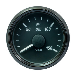Manómetro de aceite VDO SingleViu de 52 mm (2-1/16") - 150 PSI [A2C3833240030]