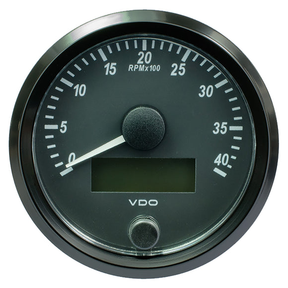 Tacómetro VDO SingleViu de 80 mm (3-1/8