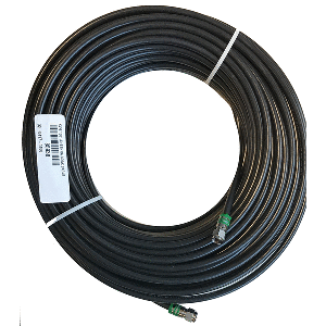 Cable coaxial KVH 100 RG-6 TV1, TV3, TV5, TV6 UHD7 para extremos de conector [32-0417-0100]