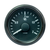 Manómetro Turbo VDO SingleViu 52mm (2-1/16") - 2 Bar - 0-180 Ohm [A2C3833490030]