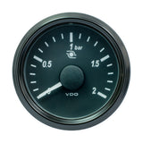Manómetro Turbo VDO SingleViu de 52 mm (2-1/16") - 60 PSI - 0-180 Ohm [A2C3833470030]