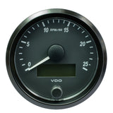 Tacómetro VDO SingleViu de 80 mm (3-1/8") - 2500 RPM [A2C3832970030]