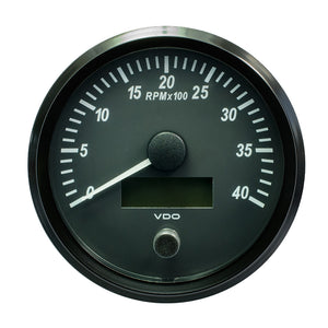 Tacómetro VDO SingleViu de 100 mm (4") - 4000 RPM [A2C3832800030]