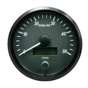 Tacómetro VDO SingleViu de 100 mm (4") - 5000 RPM [A2C3832790030]