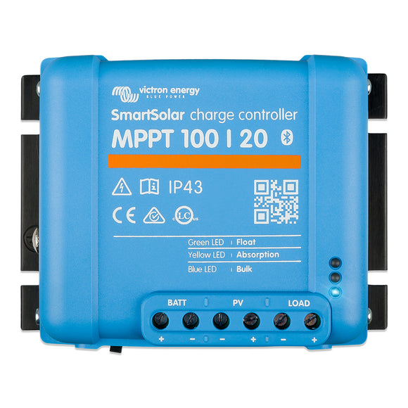 Victron SmartSolar MPPT 100/20 - Hasta 48 VDC - Aprobado por UL [SCC110020160R]