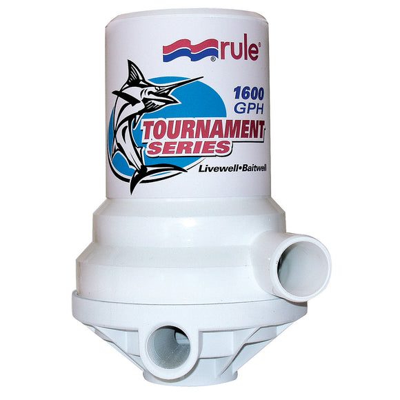 Rule Tournament Series 1600 GPH Bomba Livewell de doble puerto [209FDP]