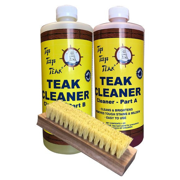 Tip Top Teak Cleaner Kit Parte A Parte B con cepillo [TK860]