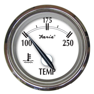 Medidor de temperatura del agua Faria Newport SS 2" - 100 a 250 F [25002]