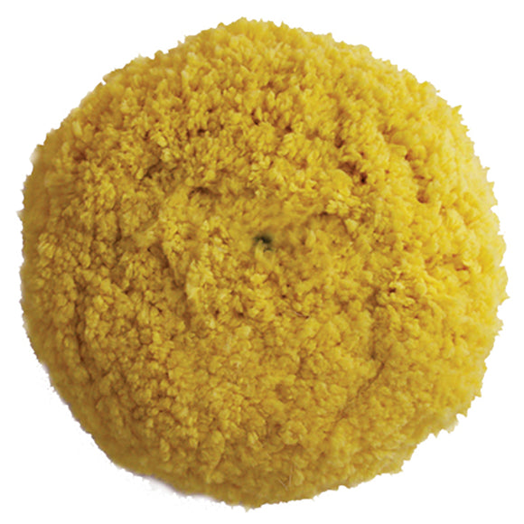 Almohadilla de corte media de lana mezclada amarilla Presta - Almohadilla atornillable de 9