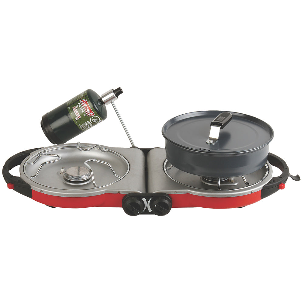 ColemanPerfectFlow InstaStart Fold N Go Stove 2Burner