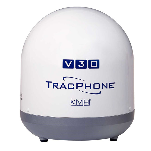 KVH TracPhone V30 ultracompacto con DC-BDU [01-0432-01]