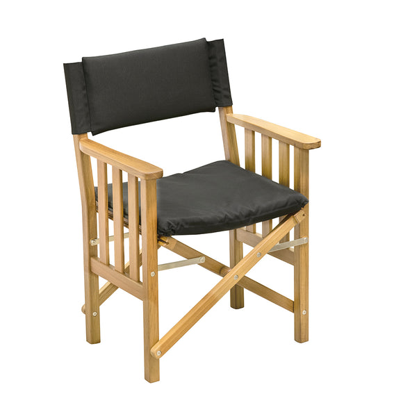 Whitecap Directors Chair II con cojín negro - Teca [61051]