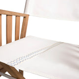Whitecap Directors Chair II con asientos de tela de vela - Teca [61054]