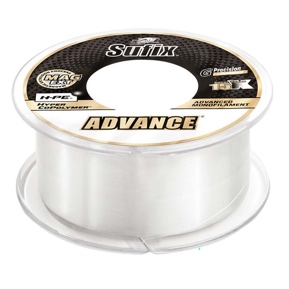 Sufix Advance Monofilament - 20lb - Clear - 330 yds [604-120]