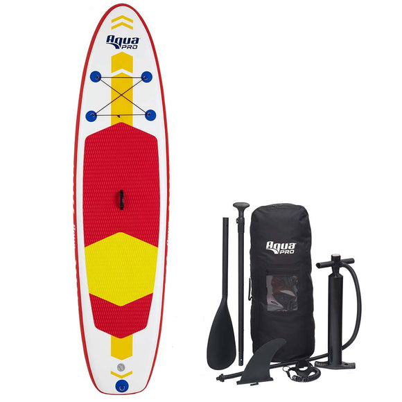 Aqua Leisure 10 tabla de paddle surf hinchable Drop Stitch con mochila de gran tamaño para accesorios de tabla [APR20925]