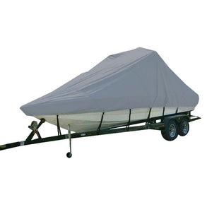 Carver Sun-DURA Specialty Boat Cover f/18.5 Sterndrive V-Hull Runabout/Barcos modificados - Gris [83118S-11]