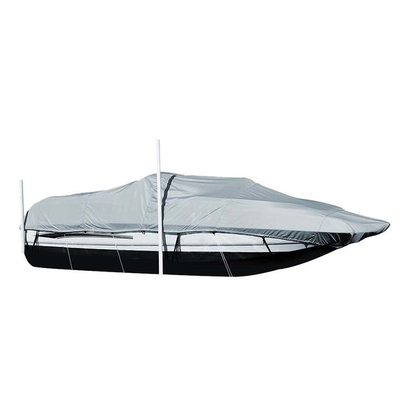 Carver Sun-DURA Styled-to-Fit Boat Cover f/20.5 Sterndrive Deck Boats con Walk-Thru Windshield - Gris [95120S-11]