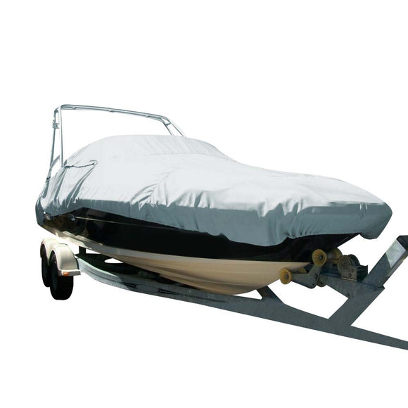 Carver Sun-DURA Specialty Boat Cover f/22.5 Sterndrive Deck Boats w/Tower - Gris [96122S-11]