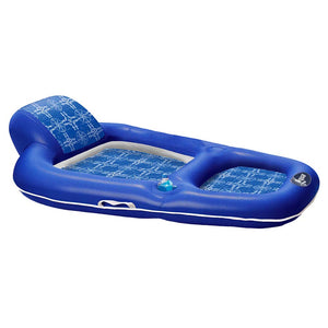 Salón reclinable de lujo Aqua Leisure - Rosa de los vientos azul real - 60" x 36" [AQL4029RB]