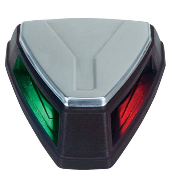 Perko 12V LED Luz de navegación bicolor - Negro/Acero inoxidable [0655001BLS]