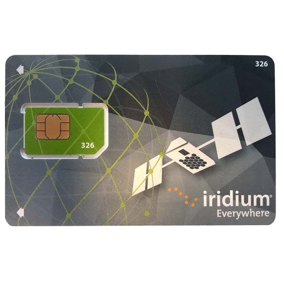 Se requiere activación de la tarjeta SIM prepaga de Iridium - Verde [IRID-PP-SIM-DP]
