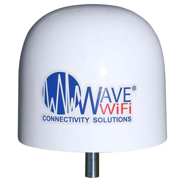 Domo receptor Wave WiFi + Cell MU-MIMO 2,4 GHz + 5 GHz CA con ranura SIM CAT6 Global LTE-A, cable Ethernet único - 12 VCC [FREEDOM LTE-A]