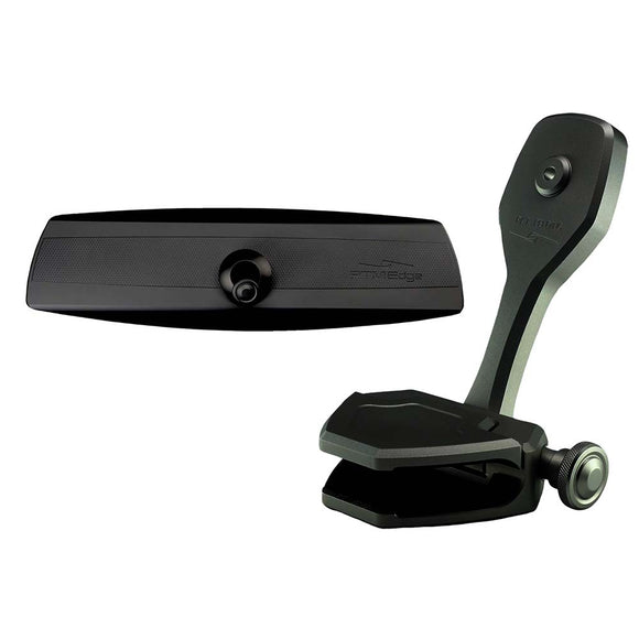 Kit de soporte/espejo de borde PTM con espejo VR-140 Elite ZXR-300 (negro) [P12848-1300TEBBK]