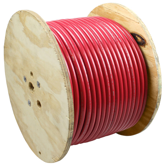 Pacer Red 6 AWG Battery Cable - 500 [WUL6RD-500]