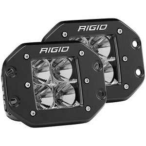 RIGID Industries DSeries PRO Flood Flush Mount Black Light Pair 212113 – El  Capitan Marine & Fishing Center